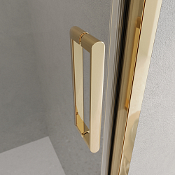 Фото Душевая дверь в нишу BelBagno Luce BF-1-120-C-ORO