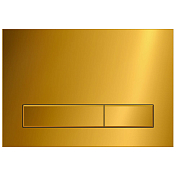 Кнопка смыва KK-POL M08 SPP/035/0/K темное золото глянец , изображение 1