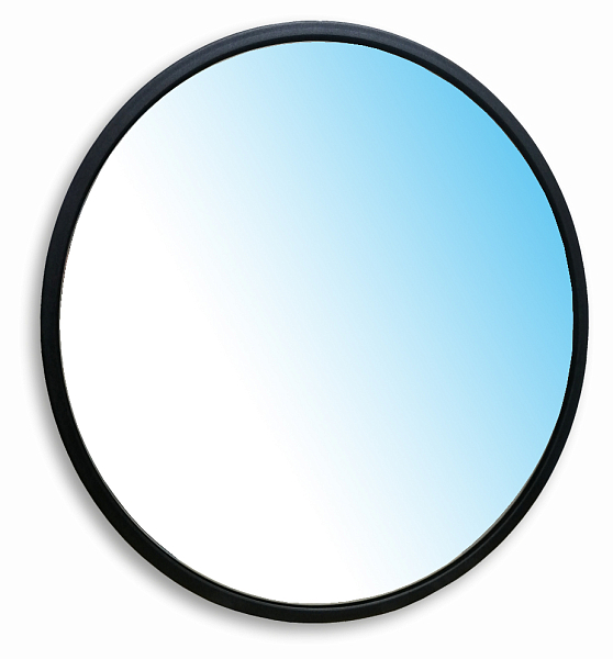 Зеркало Azario Манхэттен-лофт 77 с черной металлической рамой , изображение 1
