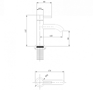 Смеситель Abber Wasser Kreis AF8110RG для раковины, розовое золото , изображение 3