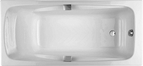 Фото Чугунная ванна Jacob Delafon Repos 160x75 с отверстиями для ручек