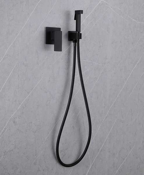Гигиенический душ Abber Daheim AF8225B со смесителем , изображение 3