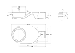 Душевой лоток BelBagno Luce BB-LD-LUCE-60-CR с решеткой 60 см , изображение 5