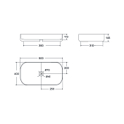 Раковина Point Веста PN43703BB 50 см , изображение 3