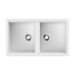 Фото Мойка кухонная Omoikiri Kitagawa 86-2-WH белый