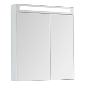 Зеркало-шкаф Dreja Max 70 белый, с подсветкой , изображение 3