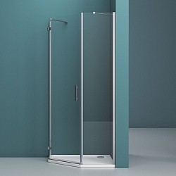 Фото Душевой уголок BelBagno Kraft P-1-90-C-Cr-L