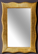 Зеркало Armadi Art NeoArt Soho 70 золото с подсветкой , изображение 1