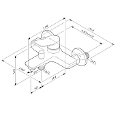 Смеситель AM.PM X-Joy F85A10000 для ванны с душем , изображение 10