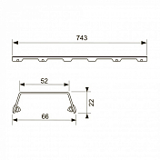 Решетка TECE TECEdrainline Steel II 600883 матовая 80 см , изображение 7