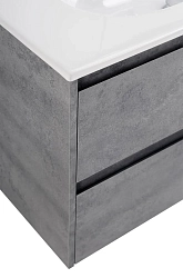 Фото Тумба с раковиной BelBagno Kraft 100 подвесная, cemento grigio