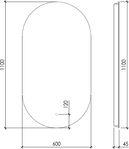 Зеркало Armadi Art Vallessi 60 золото , изображение 5