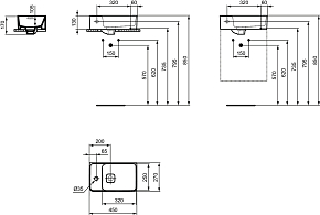 Фото Раковина Ideal Standard Strada II T299501 45 см