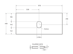 Столешница BelBagno KEP-100-CEM-W0 Cemento , изображение 2