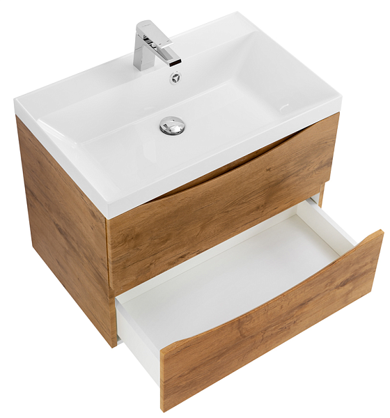Тумба под раковину BelBagno Marino 60 подвесная, Rovere Nature , изображение 6