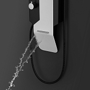 Душевая панель Black&White Gravity GR028 белый/черный , изображение 6