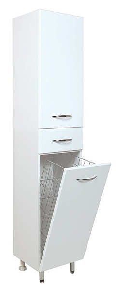 Шкаф-пенал Onika Модерн 32 белый, правый , изображение 1