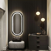 Зеркало Azario Виола-лофт 50 с подсветкой , изображение 2
