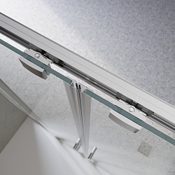 Фото Душевая дверь в нишу BelBagno Luce BF-2-150-C-Cr