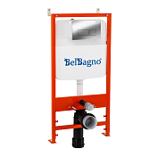 Система инсталляции для унитазов BelBagno BB026/BB041CR с кнопкой смыва , изображение 1