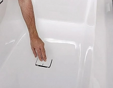 Акриловая ванна Riho Still Smart Plug & Play 170x110 R , изображение 3