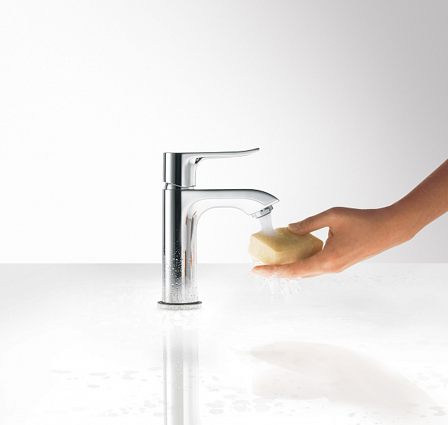 Смеситель Hansgrohe Metris 31088000 для раковины , изображение 2