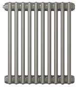 Радиатор Zehnder Charleston Retrofit 3057 - 18 секц. серый , изображение 1
