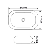 Раковина Comforty 78102 54 см , изображение 8