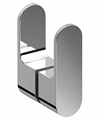 Дверь для душевого уголка Ravak CRV1-90 Transparent, профиль блестящий , изображение 4