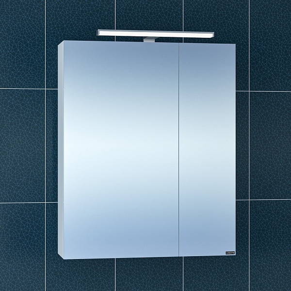 Зеркало-шкаф СаНта Стандарт 60 с подсветкой , изображение 1