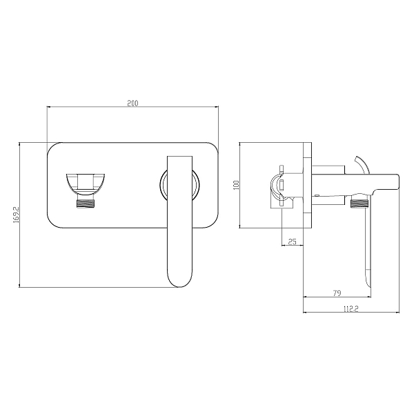 Гигиенический душ Lemark Melange LM4919CW со смесителем, с внутренней частью , изображение 2