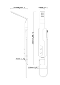 Душевая панель Black&White Gravity GR028 белый/черный , изображение 10
