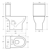 Унитаз-компакт BelBagno Lounge BB045CPR/SC/BB045/051T , изображение 17