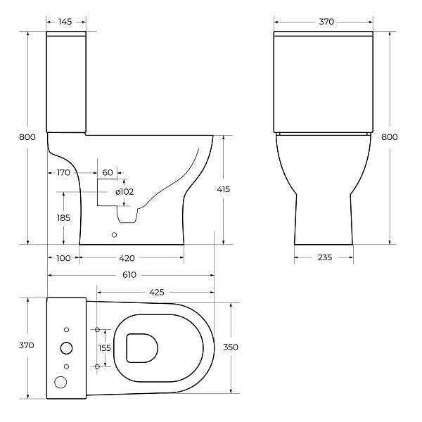 Унитаз-компакт BelBagno Lounge BB045CPR/SC/BB045/051T , изображение 17