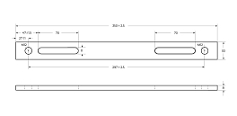 Комплект креплений BelBagno BB05-EAGLE-SUP для ножек , изображение 2