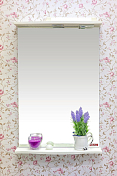 Зеркало Sanflor Софи 50 белый матовый , изображение 2