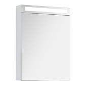 Зеркало-шкаф Dreja Max 60 белый, с подсветкой , изображение 2
