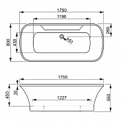 Акриловая ванна Vagnerplast Blanca WT VPBV175BLA7WTX-04 175х80 , изображение 4