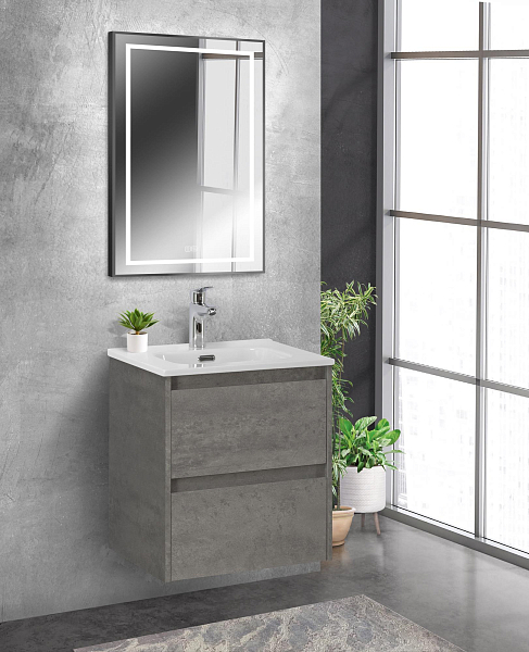 Зеркало BelBagno Kraft SPC-KRAFT-500-800-LED-TCH-WARM-NERO , изображение 8