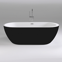 Фото Акриловая ванна Black&White Swan 105SBBL black 170х80
