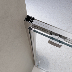 Фото Душевая дверь в нишу BelBagno Luce BF-1-120-C-Cr