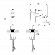 Смеситель Lemark Atlantiss LM3237C для раковины , изображение 2