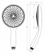 Душевая лейка Lemark LM0816C , изображение 2