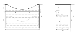 Изображение Тумба под раковину Dreja Laguna 75 белый глянец Тумба под раковину Dreja Laguna 75 белый глянец , изображение 2