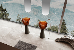 Фото Раковина Abber Kristall AT2703Black-Opal 45 см