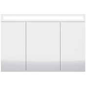 Зеркало-шкаф Dreja Uni 120 белый, с подсветкой , изображение 4