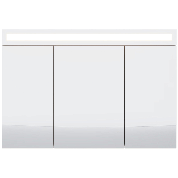 Зеркало-шкаф Dreja Uni 120 белый, с подсветкой , изображение 4
