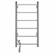 Полотенцесушитель электрический Domoterm Аврора 40x80 L , изображение 1