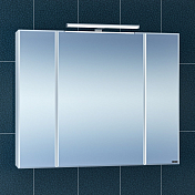 Зеркало-шкаф СаНта Стандарт 90 с подсветкой , изображение 1