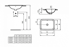 Фото Раковина Ideal Standard Connect E504401 60 см